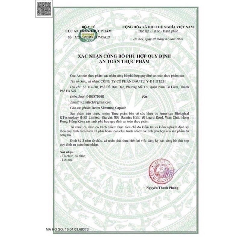 Viên giảm cân Detox Plus- Hộp 42v