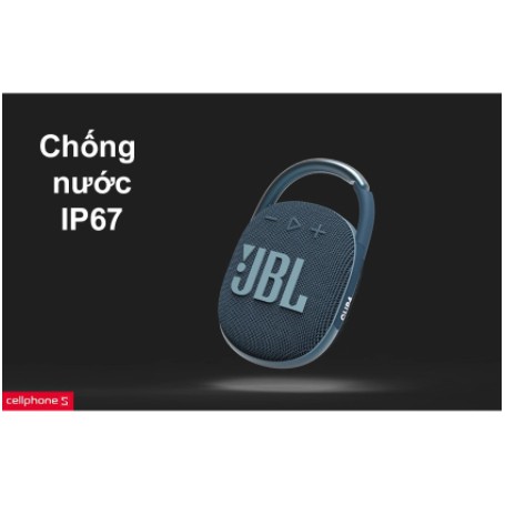 Loa BLUTOOTH JBL Clip 4  5.1  Mini Clip4 Loa Trầm Ngoài Trời Chống Nước IP67 Di Động Có Móc - BẢO HÀNH ĐỔI MỚI