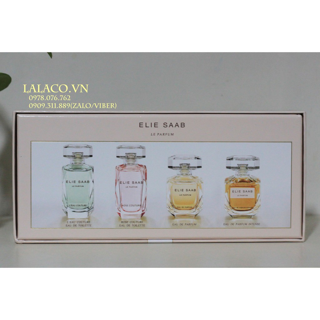 Bộ Nước hoa Gift Set Mini Elie Saab Le Parfum 4 chai 2018 | BigBuy360 - bigbuy360.vn