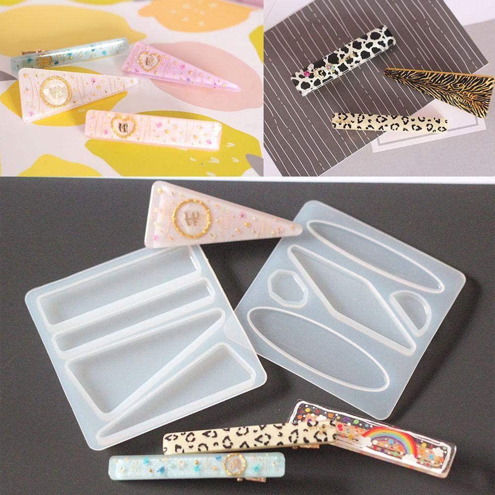 Khuôn Silicone Làm Kẹp Tóc Hình Cô Gái DIY