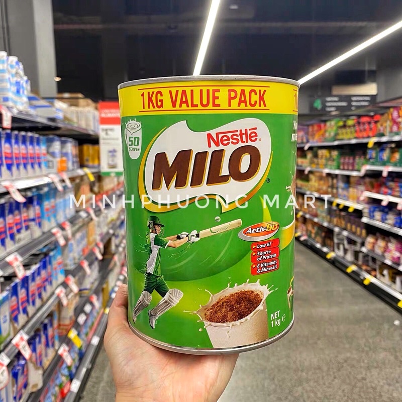 Sữa MILO ÚC 1KG Chính Hãng Nestlé Từ Australia
