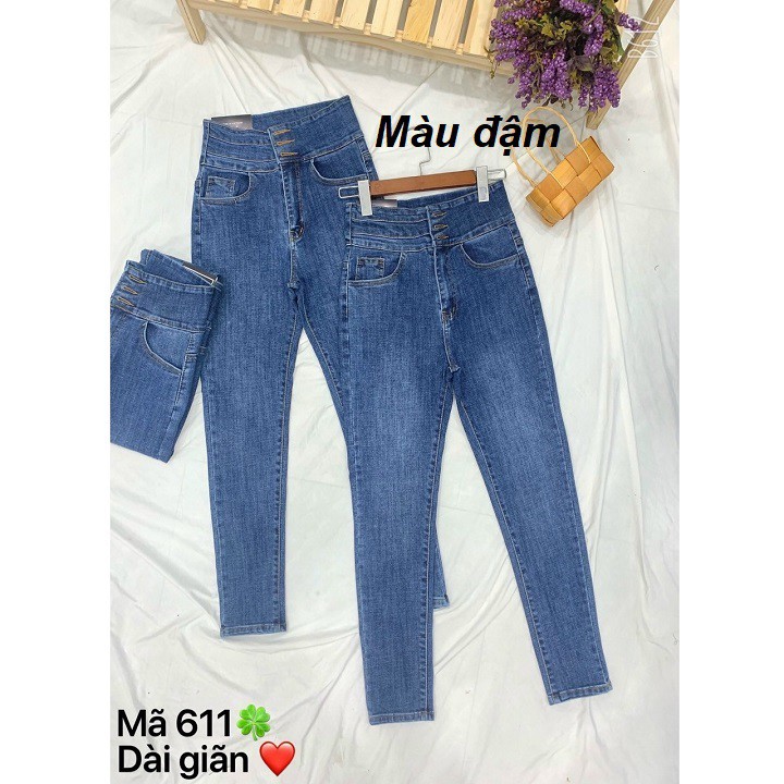 Quần jeans nữ lưng siêu cao QJ611