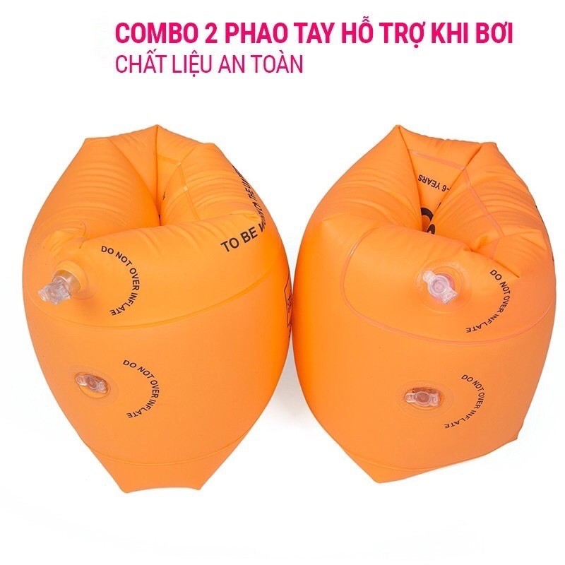 Set 2 Phao đeo tay cho trẻ tập bơi