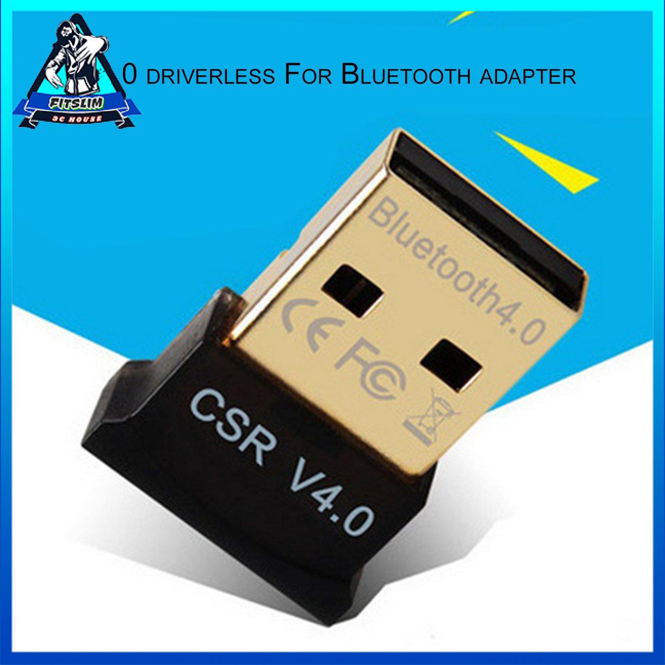 Bộ điều hợp USB 2.0 CSR 4.0 Dongle Bộ thu âm thanh không cần ổ đĩa cho máy tính xách tay PC