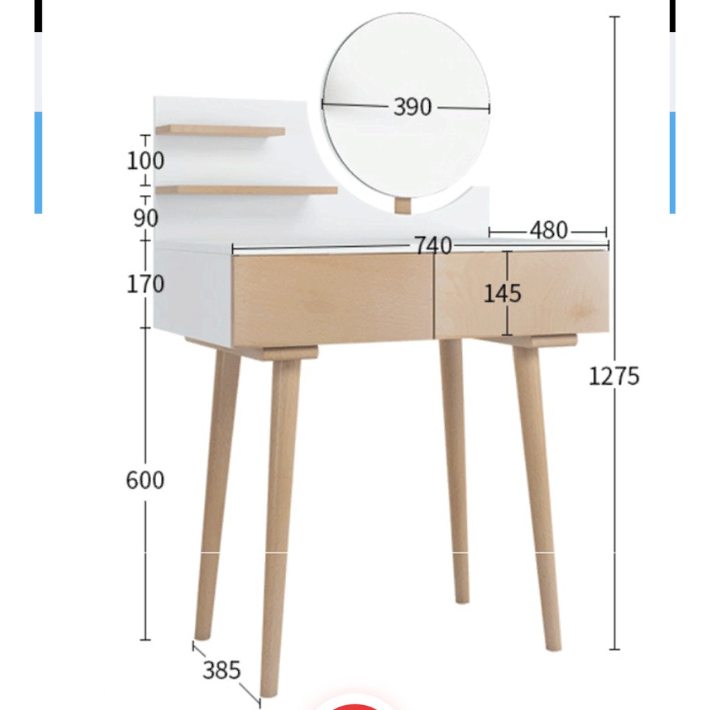 bàn trang điểm hiện đại giá rẻ ( BP11), chưa kèm ghế, hàng có sẵn | BigBuy360 - bigbuy360.vn