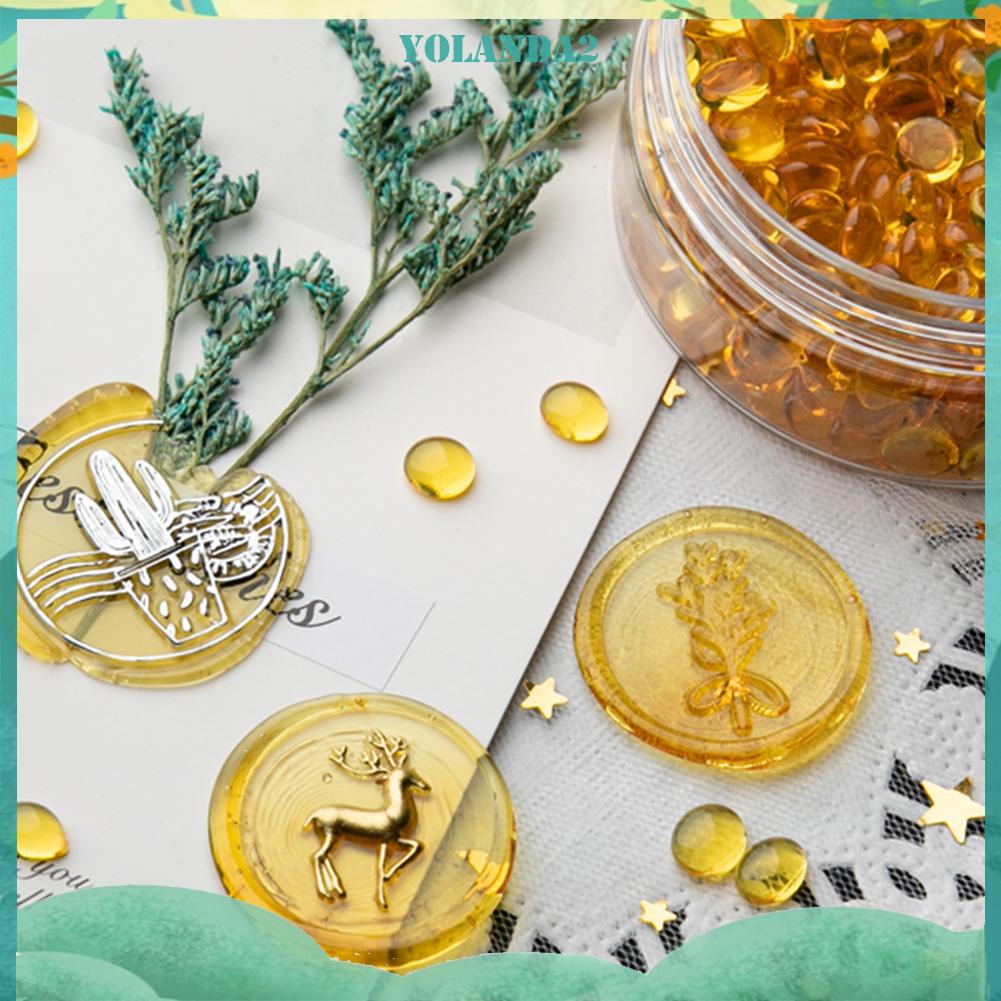 Hộp sáp niêm phong tròn 50g cho bìa thư làm bưu thiếp thủ công DIY