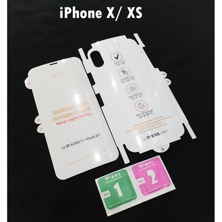 Bộ miếng dán chống trầy xước 2 mặt iPhone X iPhone XS