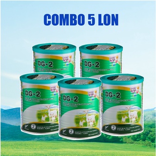 Combo 5 lon sữa dê công thức dg2-400g