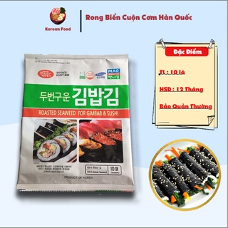 Rong biển Cuộn Cơm Hàn Quốc Cao Cấp - làm cơm cuộn gimbab chuẩn Hàn chuẩn vị