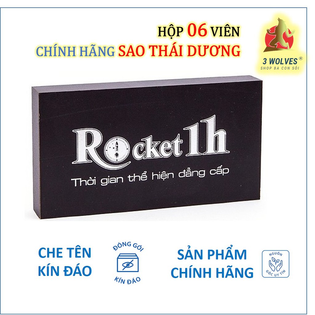 [BÁN VÌ ĐAM MÊ] ROCKET 1H hộp 10 viên - Đẳng cấp phái mạnh