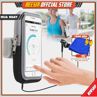 [Kèm Quà Tặng] Túi Đeo Tay Chạy Bộ Chống Thấm Nước, Đựng Điện Thoại 6 - 7 inch Màn Hình Cảm Ứng Cao Cấp BEESIR