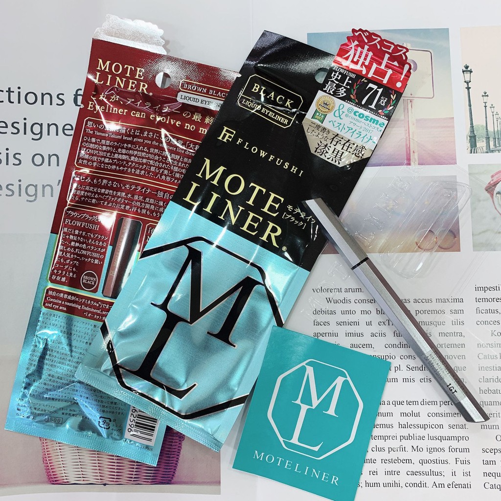 KẺ MẮT NƯỚC FLOWFUSHI MOTE LINER - JAPAN