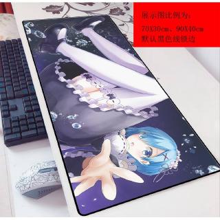 Tấm Lót Chuột Và Bàn Phím Máy Tính 700x300x2mm in Hình anime life in A Different world