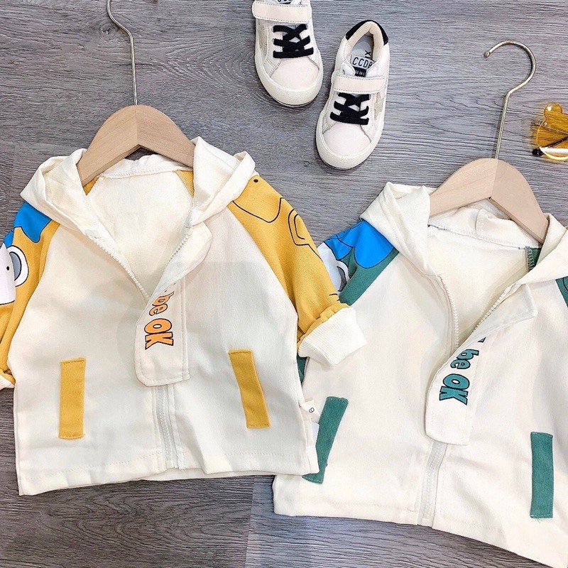 Áo kaki 2 màu dành cho bé