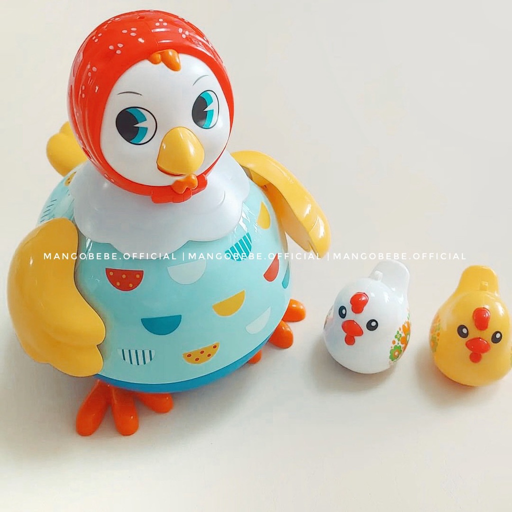 Bộ trò chơi Gà mẹ chơi cùng bé (kèm 2 gà con) Blue Rabbit