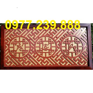 chắn khói gỗ sồi 81cm