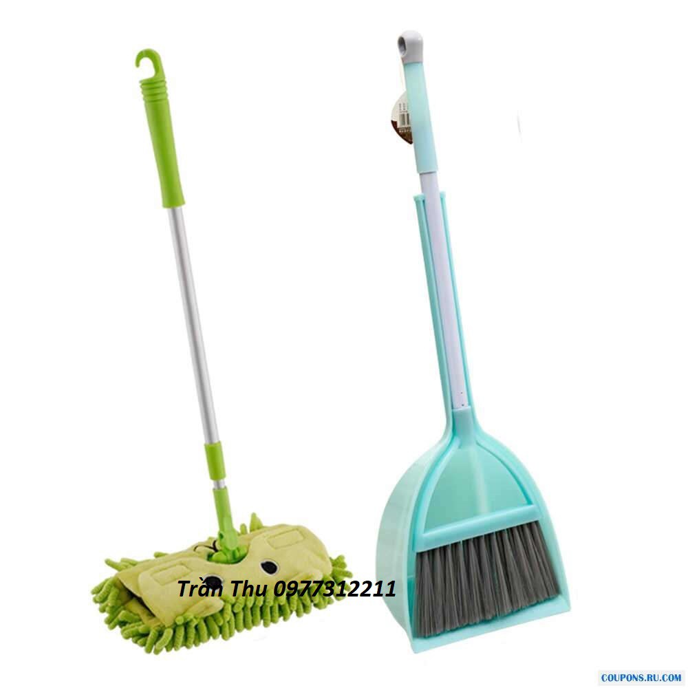 Bộ Chổi - Cây Lau - Hót rác cho bé 2 tuổi trở lên cho bé tập làm việc nhà