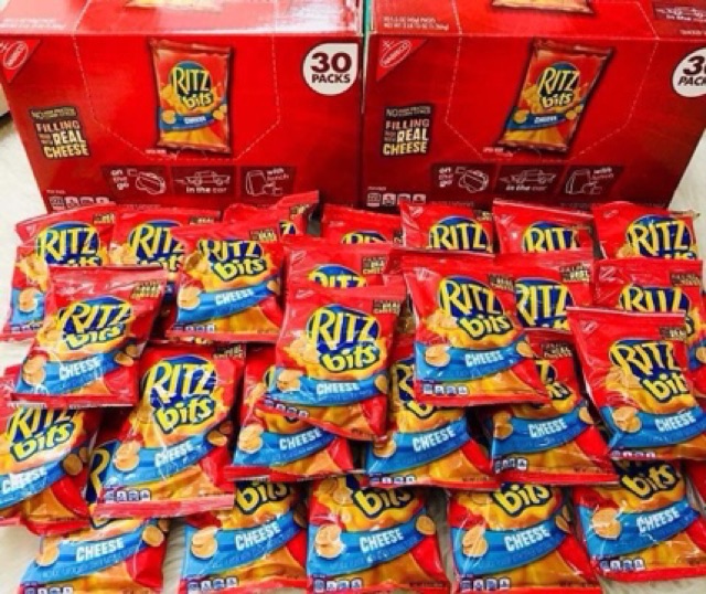 Bánh Ritz mini thùng 30 gói của Mỹ