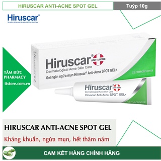 HIRUSCAR Anti-Acne Spot Gel [Tuýp 10g] - Gel ngừa mụn trứng cá Hirusca anti acne