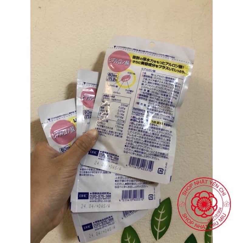 Viên uống Cấp Nước HA Đẹp Da, cấp ẩm căng da Nhật Bản 20/60 ngày