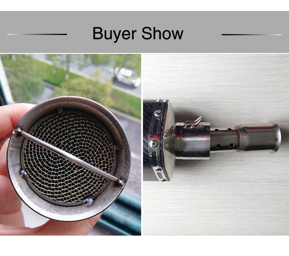 Bộ giảm thanh xả xe máy bằng thép không gỉ DB Killer 51mm / 60mm Bộ giảm thanh xe máy