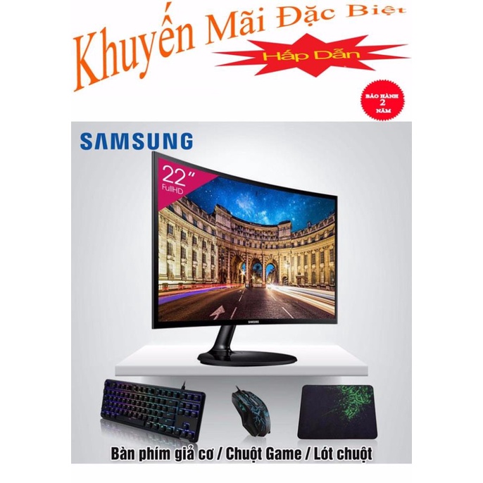Màn hình Cong SAMSUNG 24inch Full HD SSC24F390FHE
