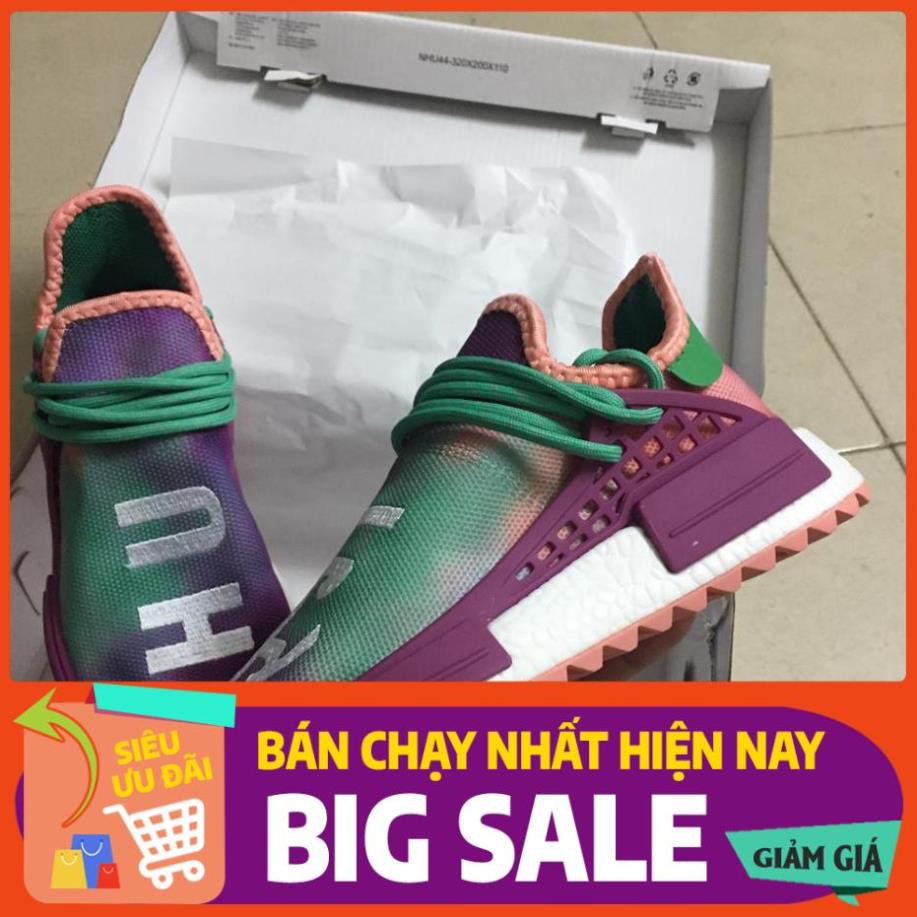 Giày Adidas Human race( holo tím loang- fullbox) . 2020 new HOT ✔️ ' > !