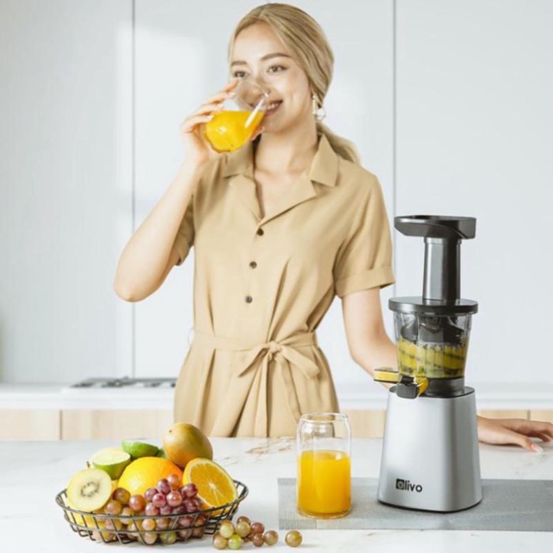 N&N  Máy ép chậm OLIVO SJ210 - Thiết kế đơn giản, tháo lắp, rửa sạch nhanh chóng – Bảo hành chính hãng 24 tháng
