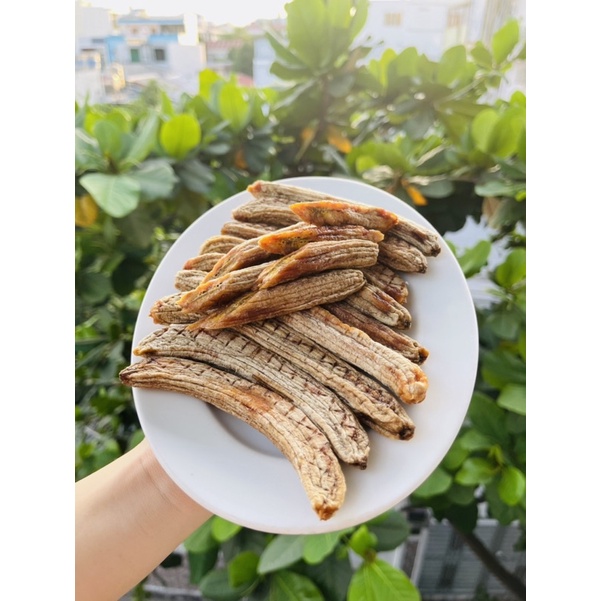 Chuối Sấy Dẻo THƠM Nguyên chất 100% 300g Không chất Bảo Quản