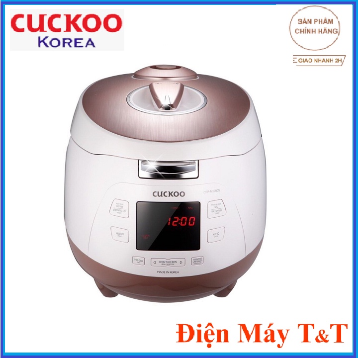 [Mã ELHADEV giảm 4% đơn 300K] Nồi cơm áp suất điện tử Cuckoo CRP-M1000S