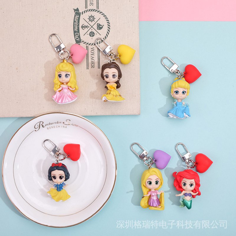 Disney Móc Khóa Hình Công Chúa Disney Xinh Xắn