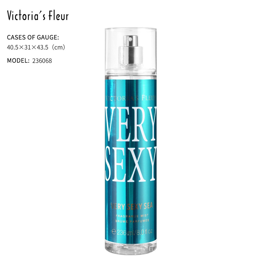 Nước hoa toàn thân xịt thơm body mist VICTORIA  hương hoa cỏ 236ml