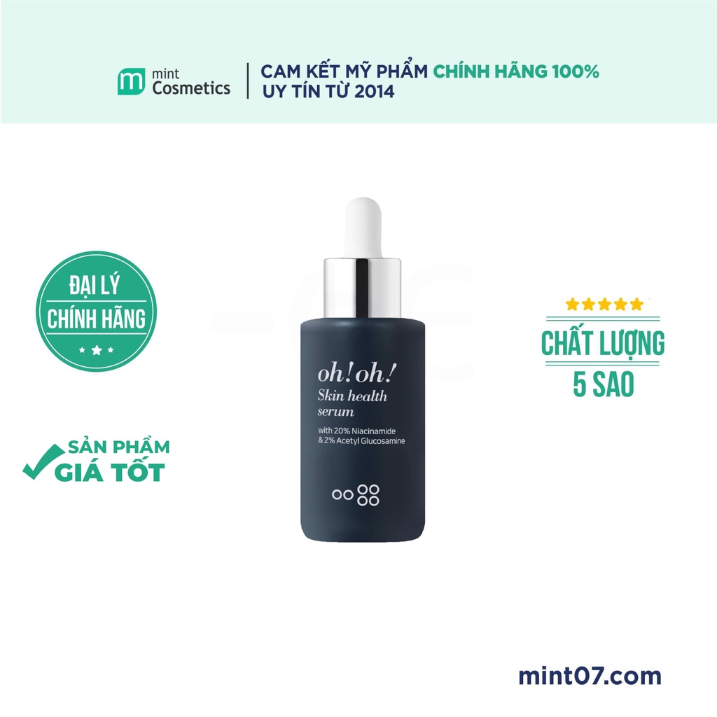 Tinh Chất Oh!Oh! 20% Niacinamide &amp; 2% Acetyl Glucosamine