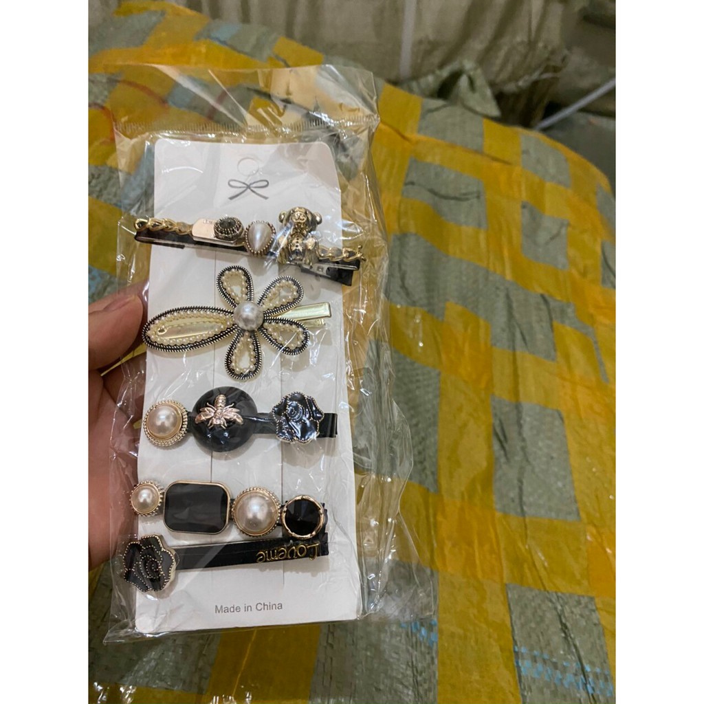Set kẹp tóc 5 món phong cách Hàn Quốc