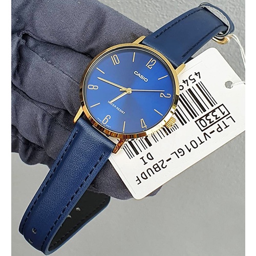 Đồng hồ nữ dây da Casio Anh Khuê LTP-VT01GL-2BUDF