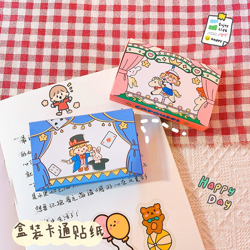 Hộp sticker miếng dán rời cực xinh kute - Nami