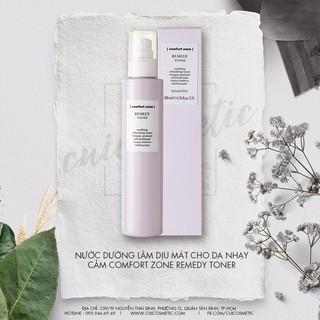 Nước dưỡng làm dịu mát cho da nhạy cảm Comfort Zone Remedy Toner