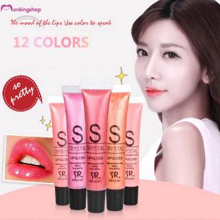Son môi bóng dạng lỏng màu kẹo ngọt ánh nhũ ngọc trai 12ml hiệu SR MAKCUP