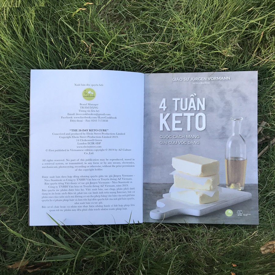 Sách - 4 Tuần Keto - Cuộc Cách Mạng Giải Cứu Vóc Dáng