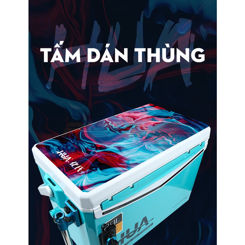 [Ảnh thật] [Chính hãng] 01 Tấm dán mặt thùng câu 29L HUA