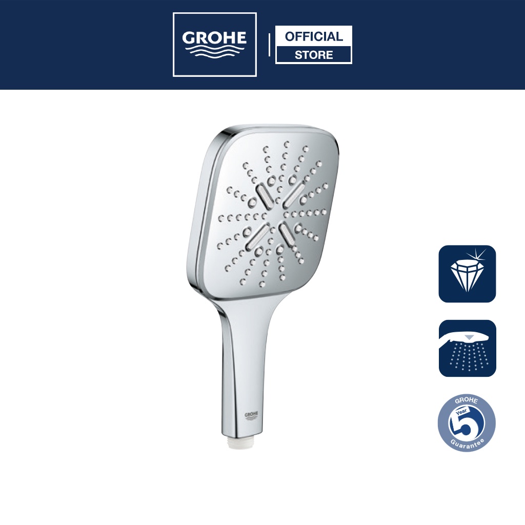 Tay Sen 3 Chế Độ GROHE RAINSHOWER SMARTACTIVE 130 Cube - 26550000