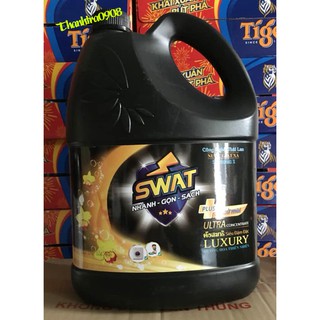 Nước giặt xả hương nước hoa Swat,can 3.8kg