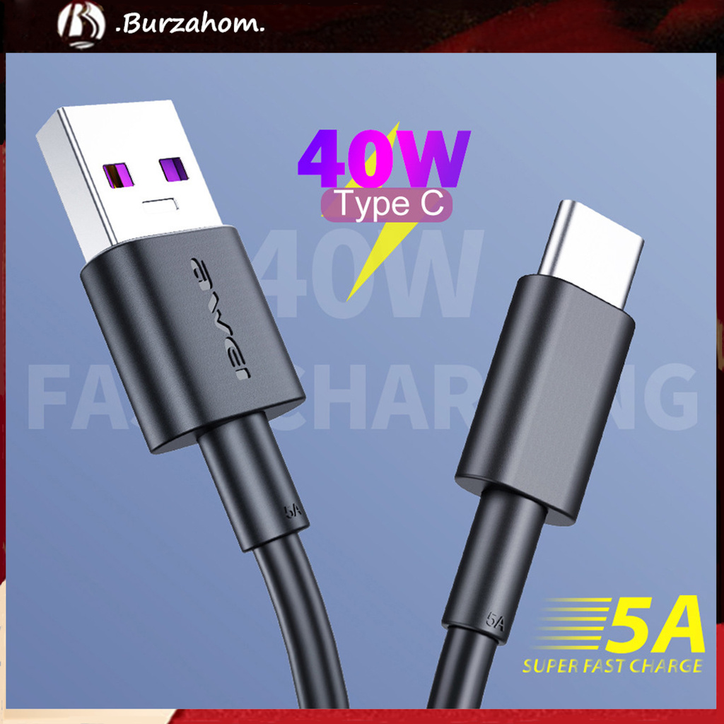 HUAWEI Dây Cáp Sạc Nhanh Usb Type C 5awei Cl-77T Bằng Hợp Kim Nhôm Tiện Dụng