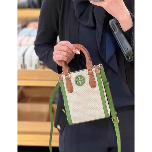 📛RẺ VÔ ĐỊCH📛TÚI TB EMBOSSED MINI TOTE MÀU MỚI