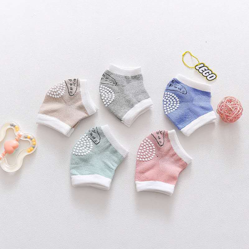 1 Cặp Đệm Bảo Vệ Đầu Gối Chống Ngã Cho Bé 0-3 Tuổi