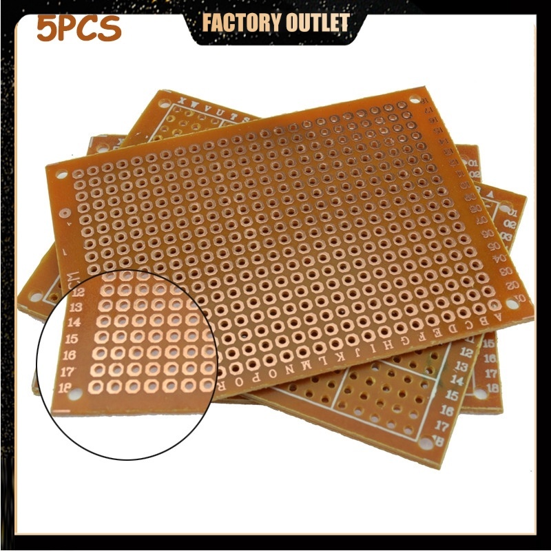 Bộ 5 Bảng Mạch PCB Kích Thước 5X7Cm Chất Lượng Cao