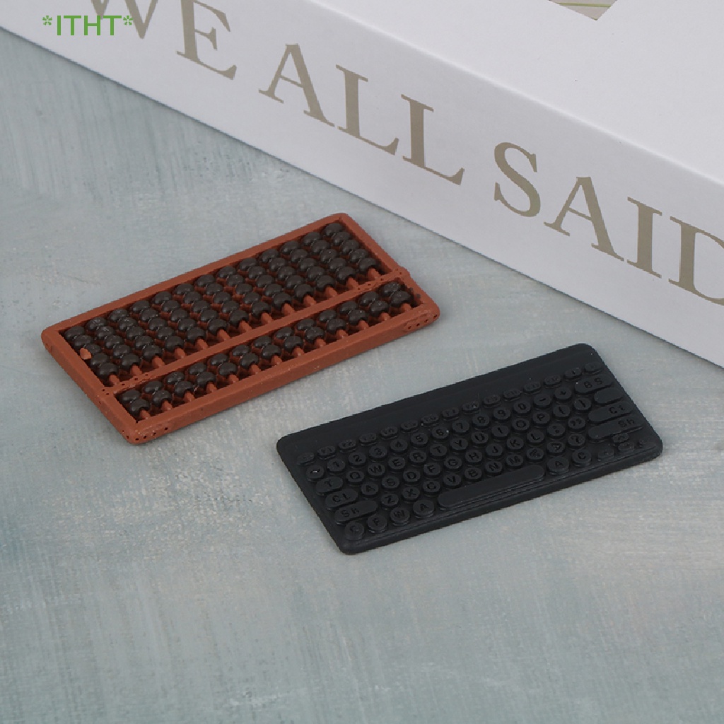 Bàn Phím Abacus Mini Tỉ Lệ 1: 12 Dành Cho Nhà Búp Bê Mới