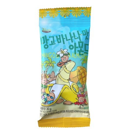 (7 vị) Hạnh Nhân Tom's Farm Tẩm 30gr