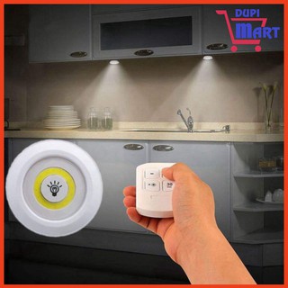 [HOT]Bộ 3 Đèn led đa năng dán tường cao cấp - Đèn LED Dán Tủ Quần Áo ( Kèm remote điều khiển - có chức năng hẹn giờ)