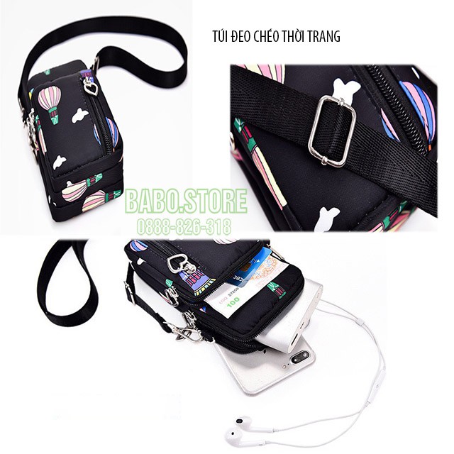 Túi đeo chéo nữ mini nhỏ xinh, cá tính, dễ thương nhiều ngăn đựng điện thoại, đi chơi, chống nước hiệu quả đẹp, giá rẻ | BigBuy360 - bigbuy360.vn
